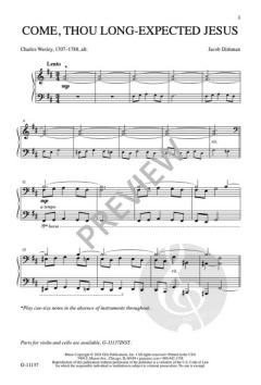 Come, Thou Long-Expected Jesus von Jacob Dishman 