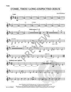 Come, Thou Long-Expected Jesus von Jacob Dishman 