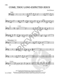 Come, Thou Long-Expected Jesus von Jacob Dishman 