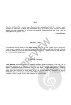 Carol of the Flower von Jacob Dishman 