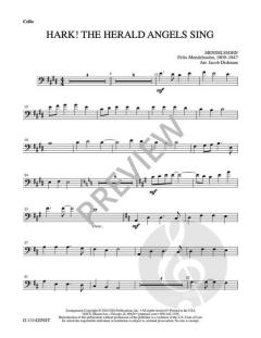 Hark! The Herald Angels Sing von Felix Mendelssohn Bartholdy 