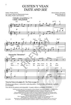 Gusten y Vean - Taste and See von Alexis Santos-Alvarado 