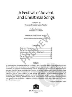 A Festival of Advent and Christmas Songs 