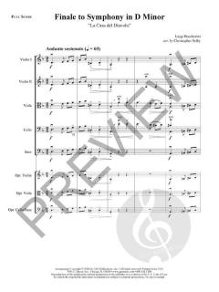 Finale to Symphony in D Minor: La Casa del Diavolo von Luigi Boccherini 