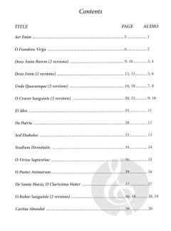 Songs of Hildegard Von Bingen for Harp von Monica Schley 