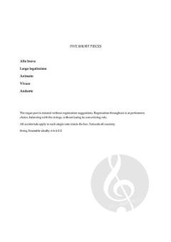 5 Short Pieces von Poul Ruders 