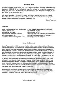 Psalm 63 von Marek Raczynski 