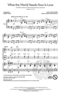 What the World Needs Now Is Love von Burt Bacharach 