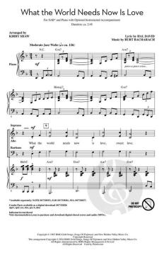 What the World Needs Now Is Love von Burt Bacharach 