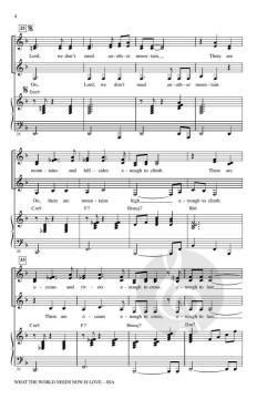 What the World Needs Now Is Love von Burt Bacharach 