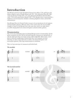 Easy Baroque Pieces for Classical Guitar 