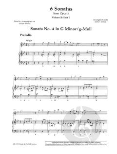 6 Sonaten Vol. 2 von Arcangelo Corelli 