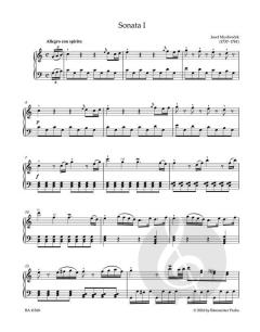 6 leichte Sonaten für Clavier von Josef Myslivecek 