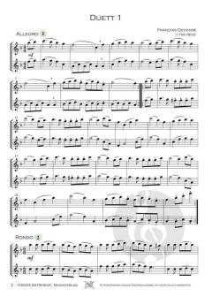 6 kleine Duette op. 82 von François Devienne 