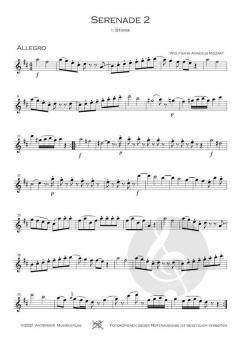 Serenade 2 in D-Dur KV 439b von Wolfgang Amadeus Mozart 