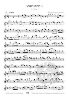 Serenade 3 in D-Dur KV 439b von Wolfgang Amadeus Mozart 