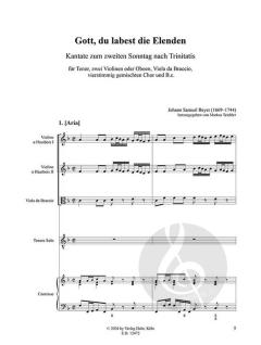 Gott, du labest die Elenden von Johann Samuel Beyer 