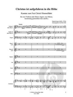 Christus ist aufgefahren in die Höhe von David Aster 