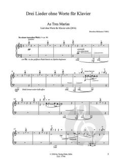 3 Lieder ohne Worte von Dorothea Hofmann 