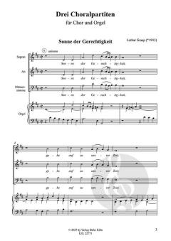 3 Choralpartiten von Lothar Graap 