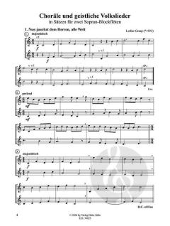 Choräle und geistliche Volkslieder von Lothar Graap 