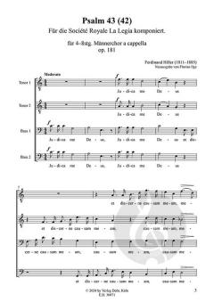 Psalm 43 (42) op. 181 von Ferdinand Hiller 