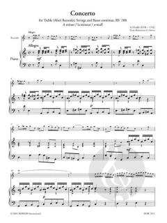 Konzert a-Moll RV 108 von Antonio Vivaldi 