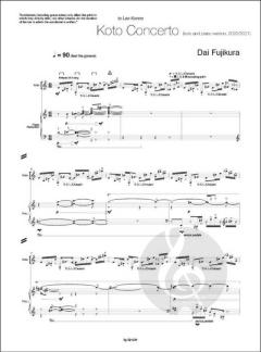 Koto Concerto von Dai Fujikura 