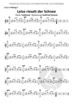 Leise rieselt der Schnee von Gottfried Hummel 