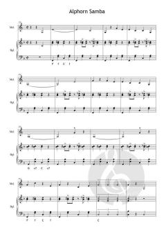 Alphorn Piccolinis von Gottfried Hummel 