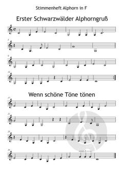 Alphorn Piccolinis von Gottfried Hummel 