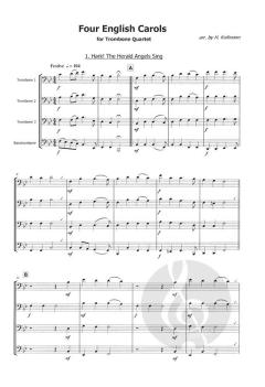 4 englische Weihnachtslieder 