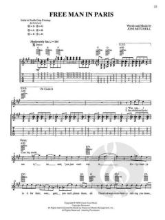 Joni Mitchell Guitar Anthology 