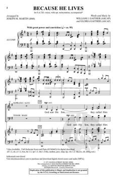 Because He Lives von Gloria Gaither 