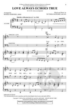 Love Always Echoes True von Victoria Schwarz 