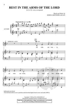 Rest In The Arms Of The Lord von Joshua Metzger 