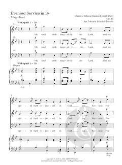 Abendliche Gesänge in C und B von Charles Villiers Stanford 