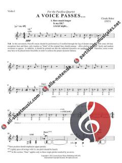 A Voice Passes von Claude Baker 