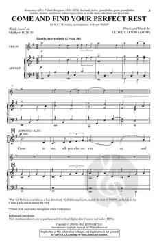 Come And Find Your Perfect Rest von Lloyd Larson 