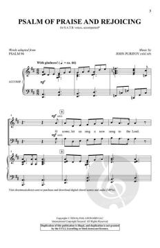 Psalm of Praise and Rejoicing von John Purifoy 