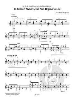 In Golden Shades, the Sun Begins to Die von Jean-Marie Raymond 