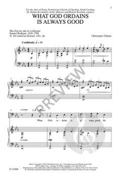 What God Ordains Is Always Good von Christopher Gilliam 