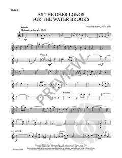 As the Deer Longs for the Water Brooks von Richard Hillert 