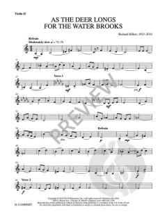 As the Deer Longs for the Water Brooks von Richard Hillert 