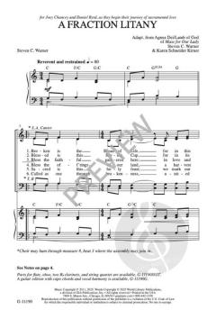 A Fraction Litany von Steven C. Warner 