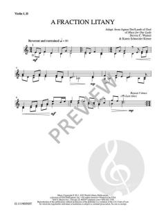 A Fraction Litany von Steven C. Warner 