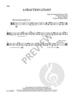 A Fraction Litany von Steven C. Warner 