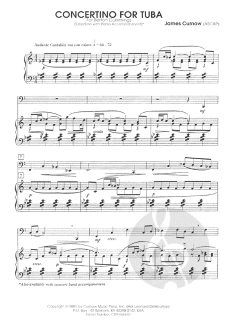 Concertino For Tuba von Jim Curnow im Alle Noten Shop kaufen
