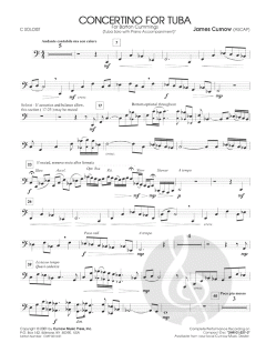 Concertino For Tuba von Jim Curnow im Alle Noten Shop kaufen