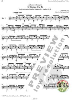 Collected Works for Guitar 1 von Fernando Sor (Download) 